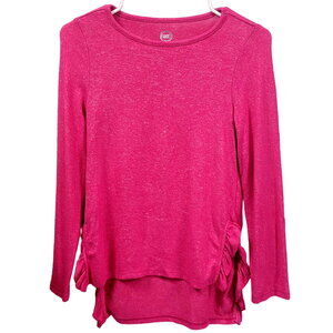 Wonder Nation‎ Girl's Pink Long Sleeve Blouse Size L